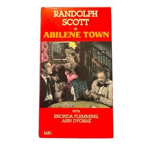 Vintage/Retro Black And White VHS Tape: “Abilene Town.” Released In 1946.